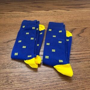 2 Pair JCrew Human Rights Campaign Socks NWOT